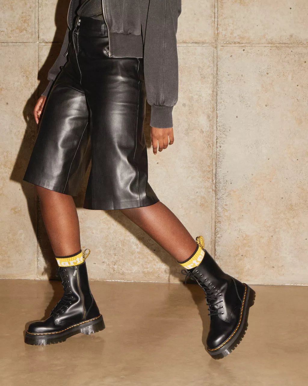 Jadon Hi Smooth Leather Platform Boots