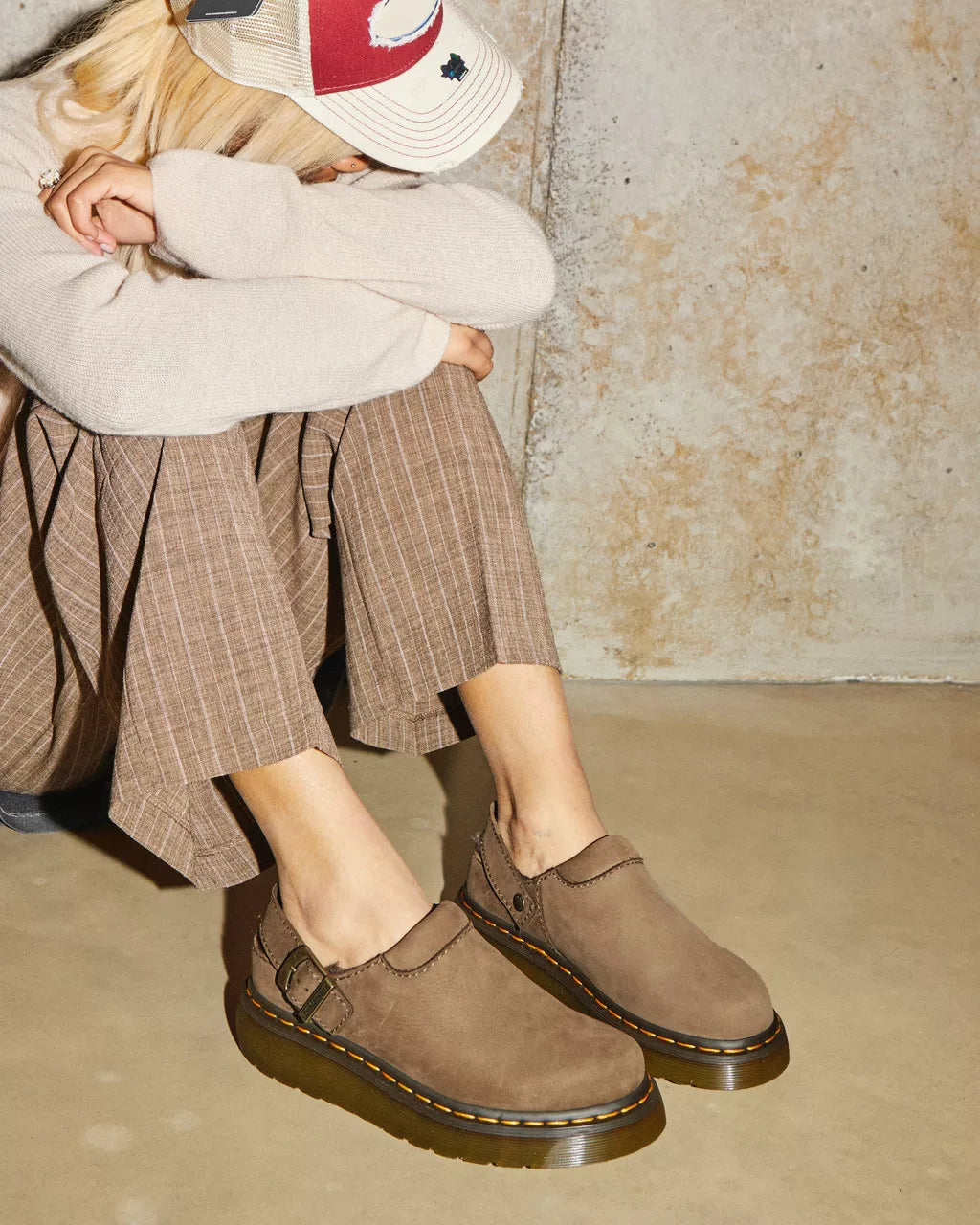 Laketen Faux Fur Lined Platform Mules