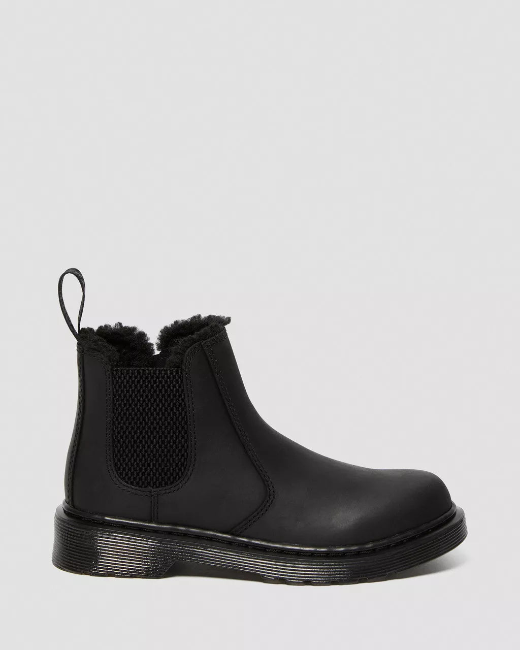 DR MARTENS Junior 2976 Leonore Faux Fur Lined Chelsea Boots