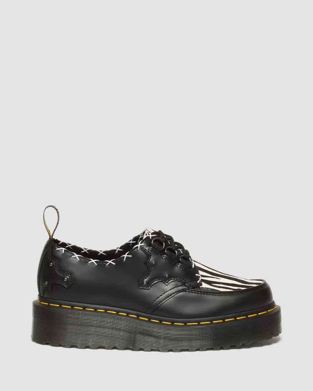 DR MARTENS Ramsey 3-eye Leather Platform Creepers