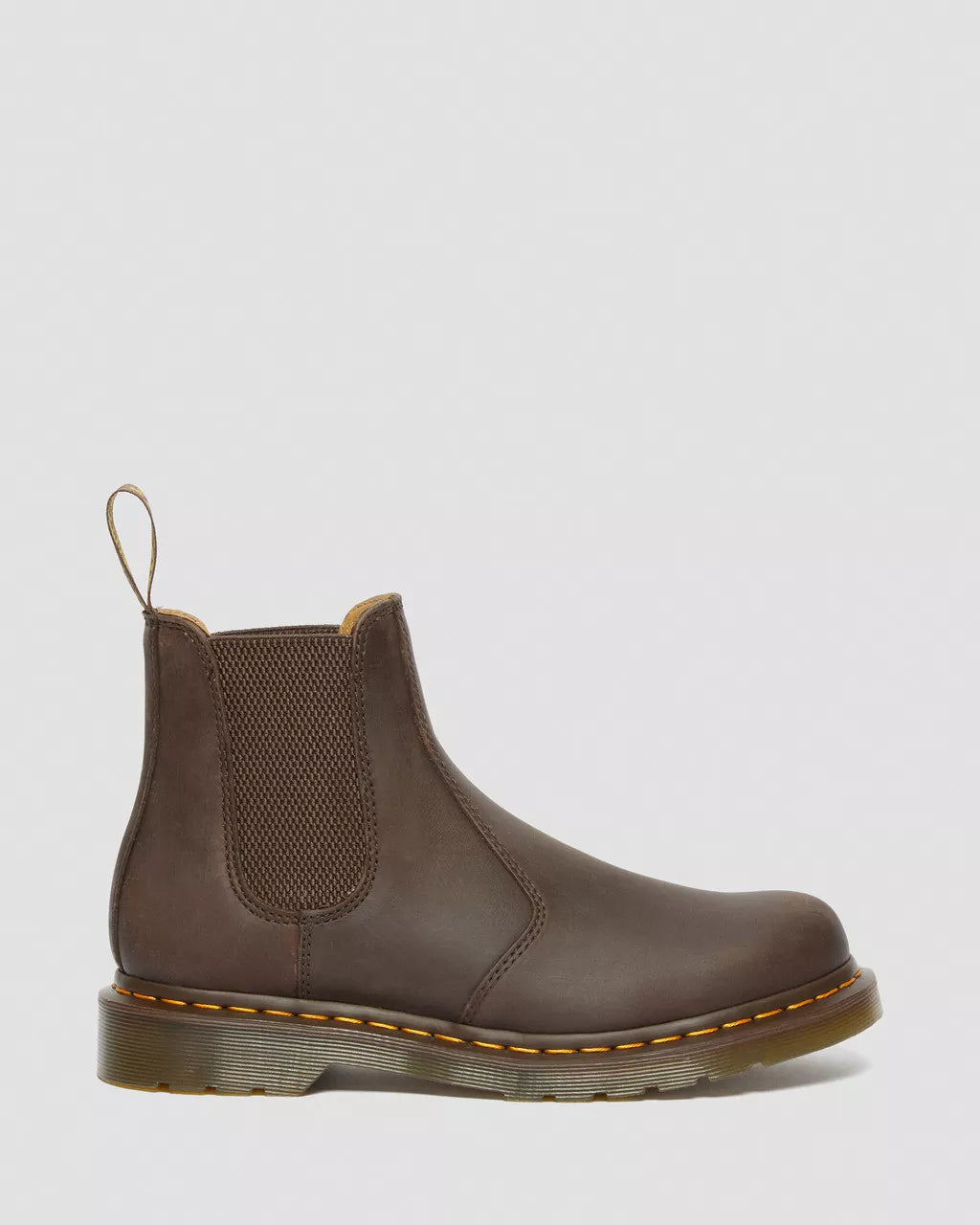 2976 Yellow Stitch Crazy Horse Leather Chelsea Boots