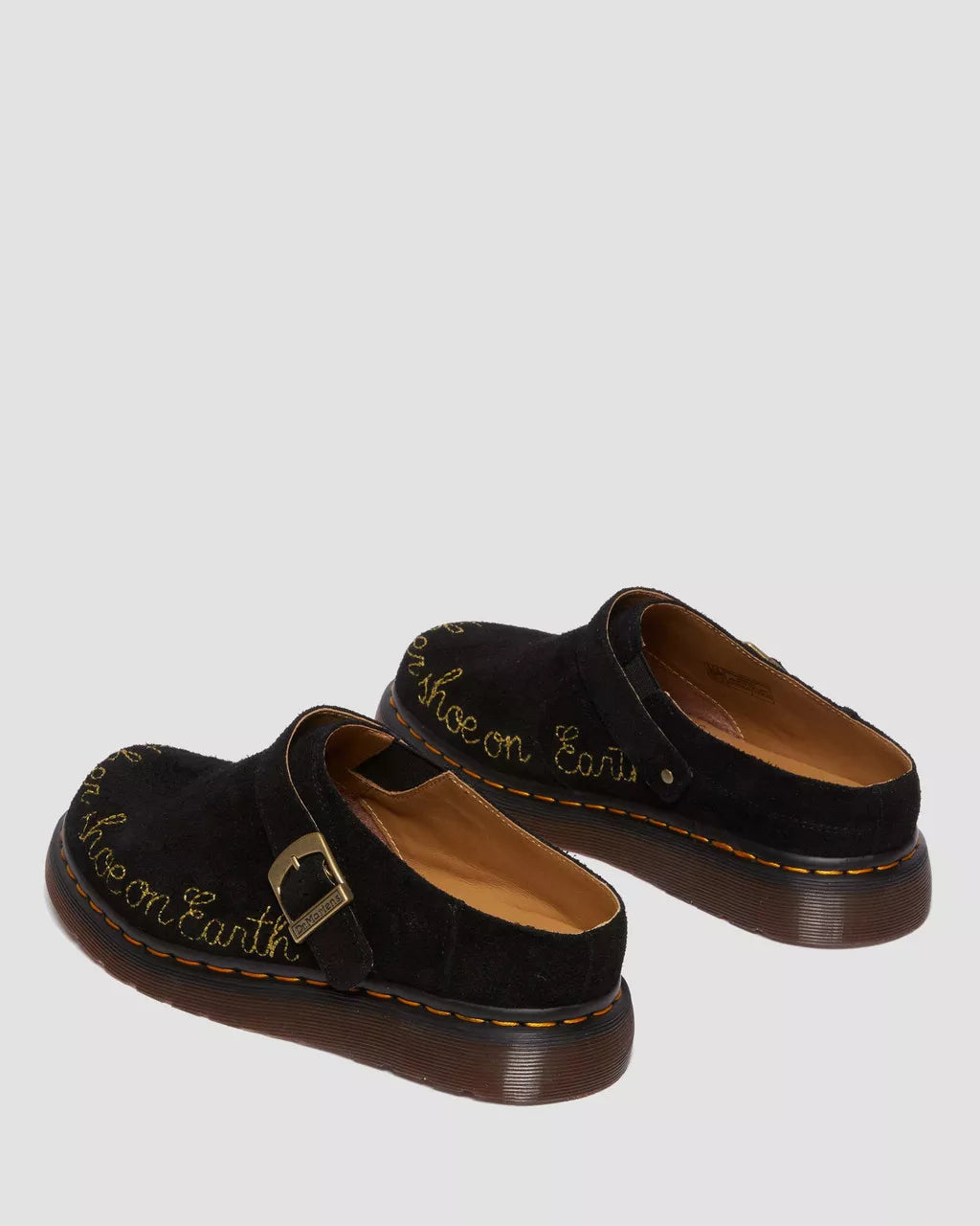 DR MARTENS Isham Desert Oasis Suede Mules