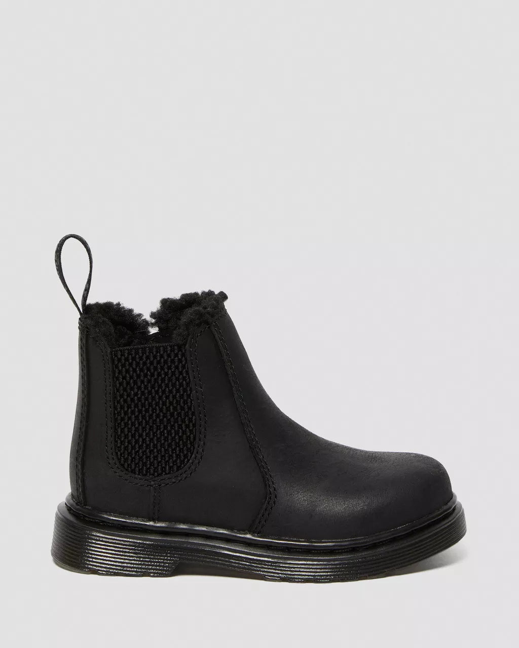 DR MARTENS Toddler 2976 Leonore Faux Fur Lined Chelsea Boots