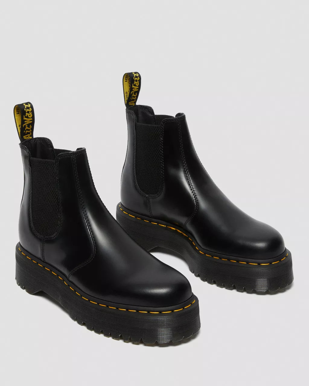 2976 Quad Smooth Leather Platform Chelsea Boots