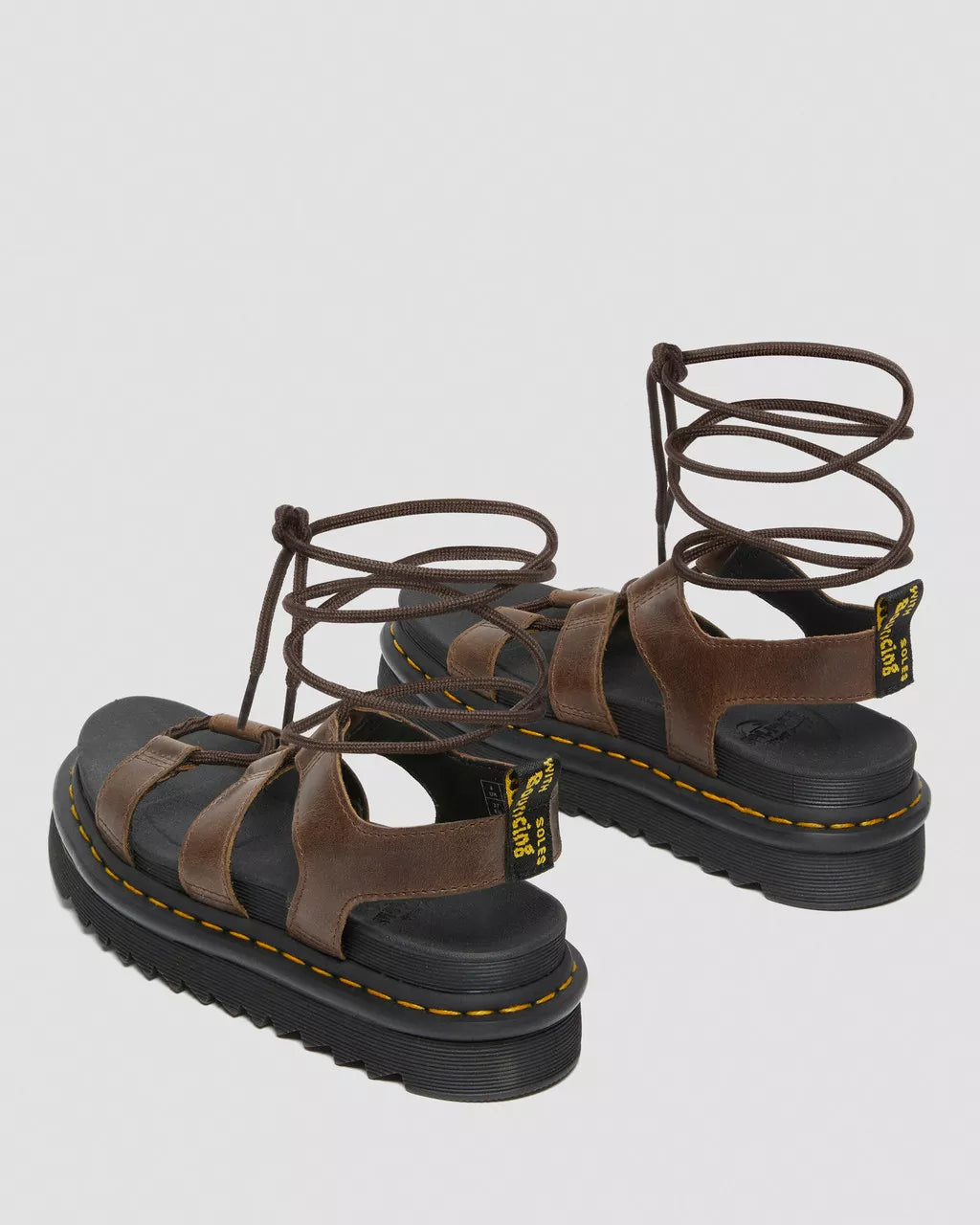 Nartilla Illusion Leather Gladiator Sandals