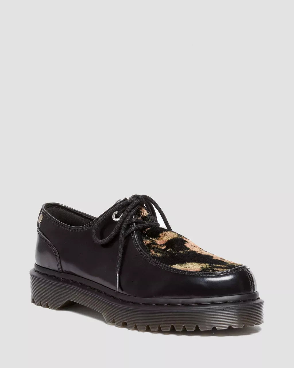 DR MARTENS Zeffir 3-eye Hair-On Leather Bex Shoes