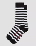 Thin Stripe Cotton Blend Socks