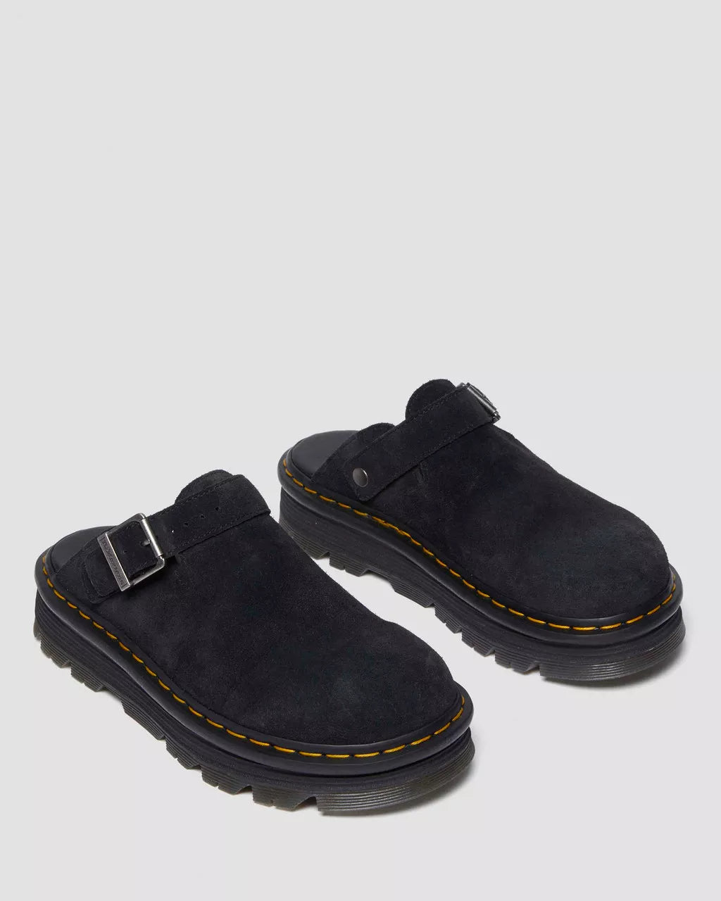 Zebzag Suede Casual Slingback Platform Mules