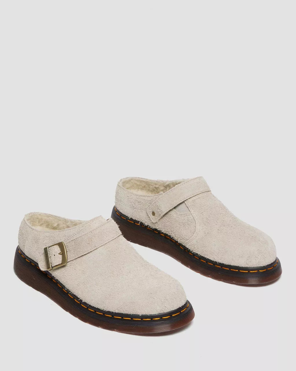 Isham Faux Shearling Lined Suede Mules