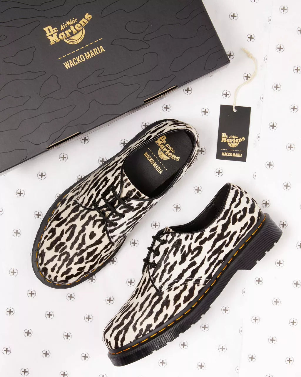 1461 Wacko Maria Hair-On Oxford Shoes