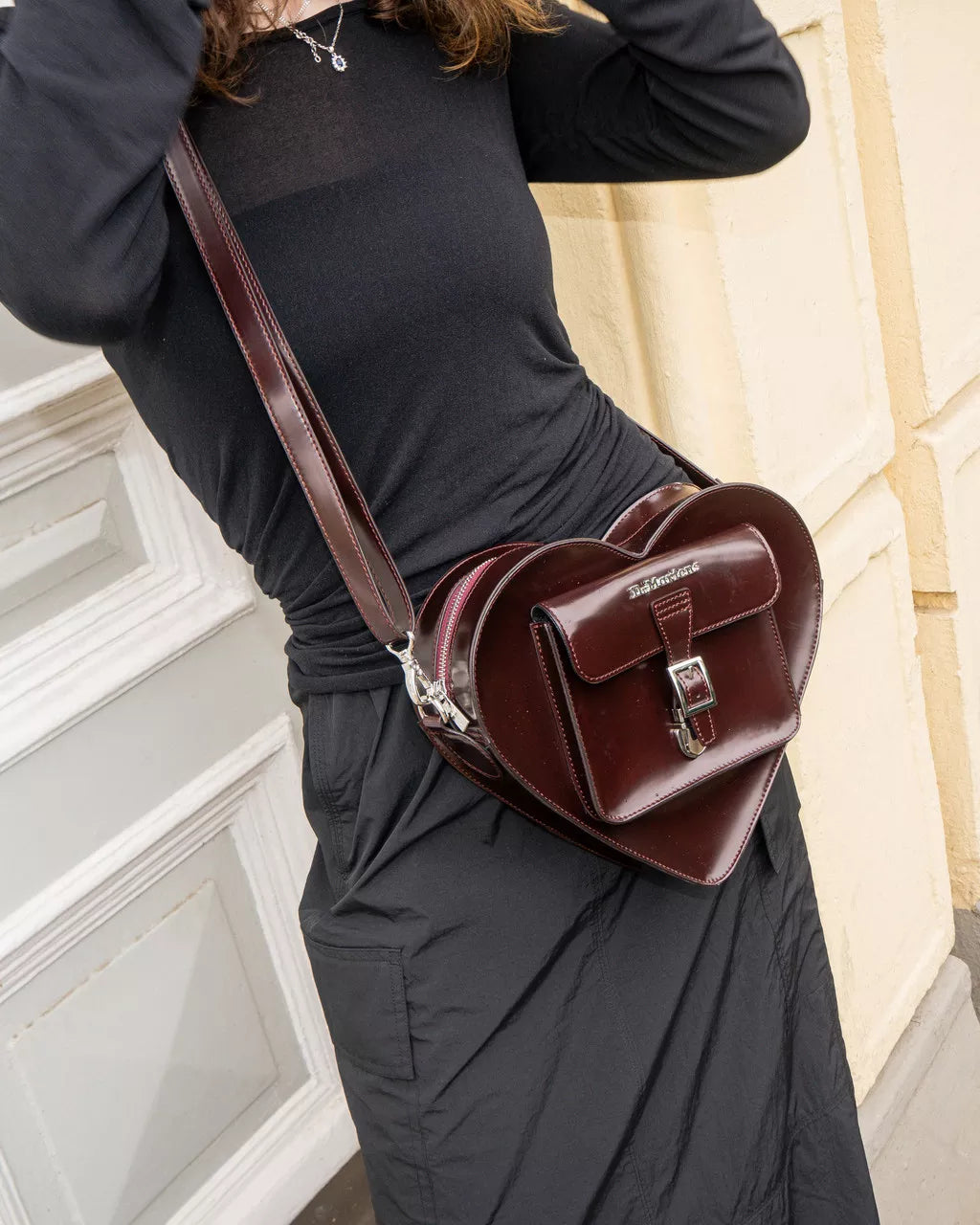 DR MARTENS Vegan Heart Shaped Bag