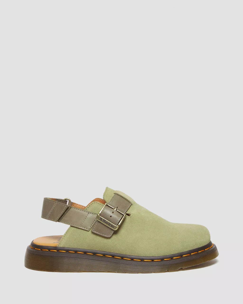 DR MARTENS Jorge II Suede &amp; Leather Slingback Mules