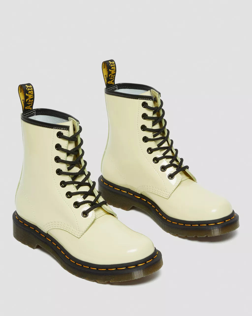 DR MARTENS 1460 Patent Leather Lace Up Boots
