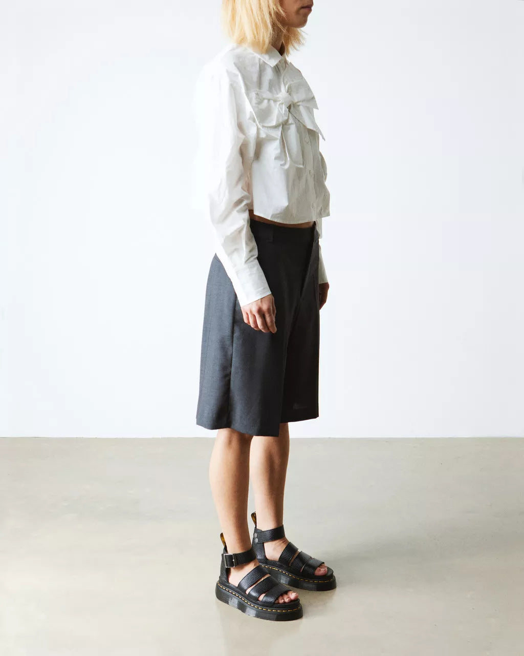 Clarissa II Quad Milled Nappa Leather Platform Sandals