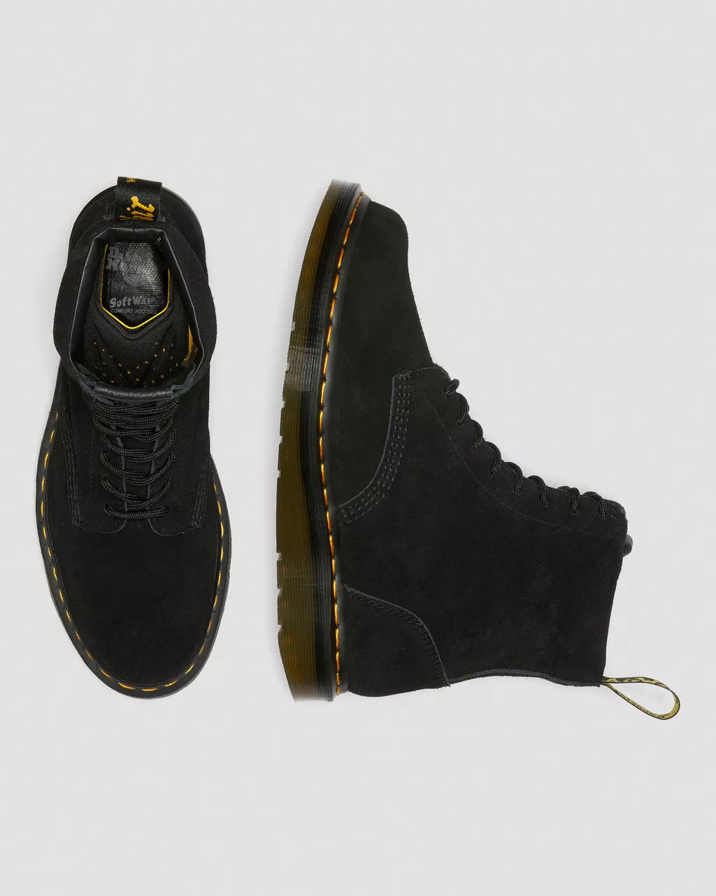 DR MARTENS Berman Suede Leather Boots