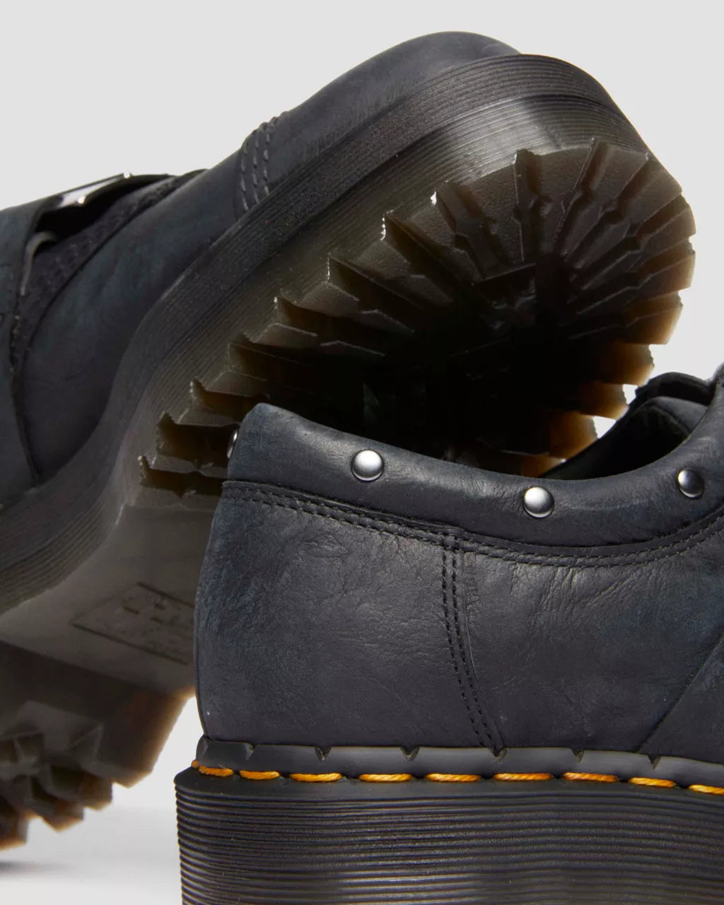 DR MARTENS 8053 Quad Hinge Buckle Leather Shoes