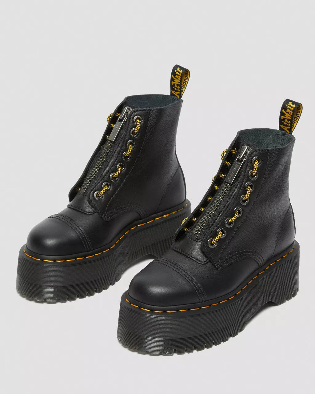 DR MARTENS Sinclair Max Pisa Leather Platform Boots