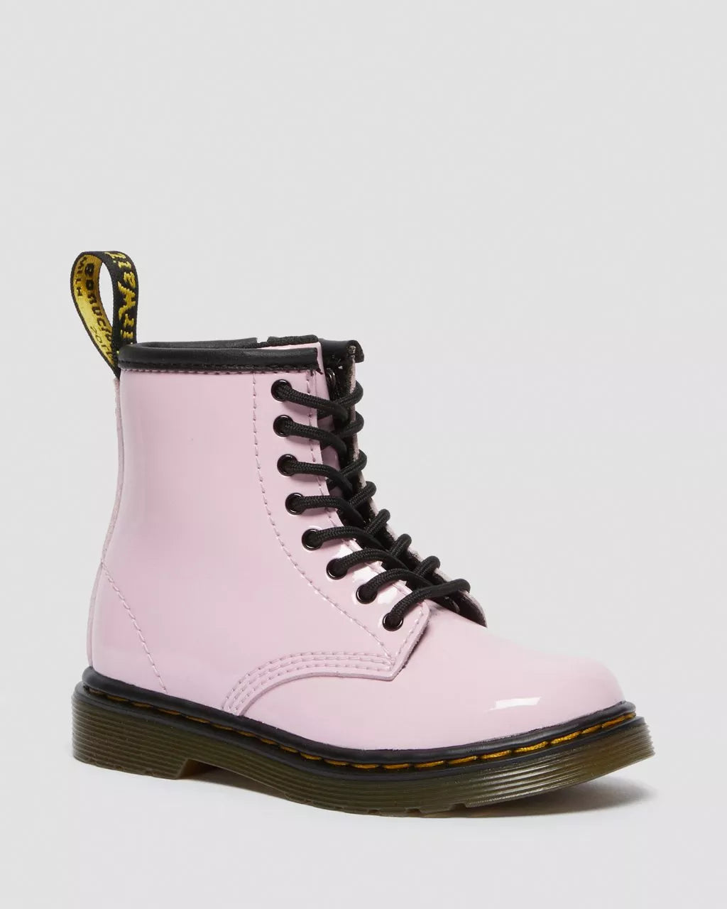 DR MARTENS Toddler 1460 Patent Leather Lace Up Boots