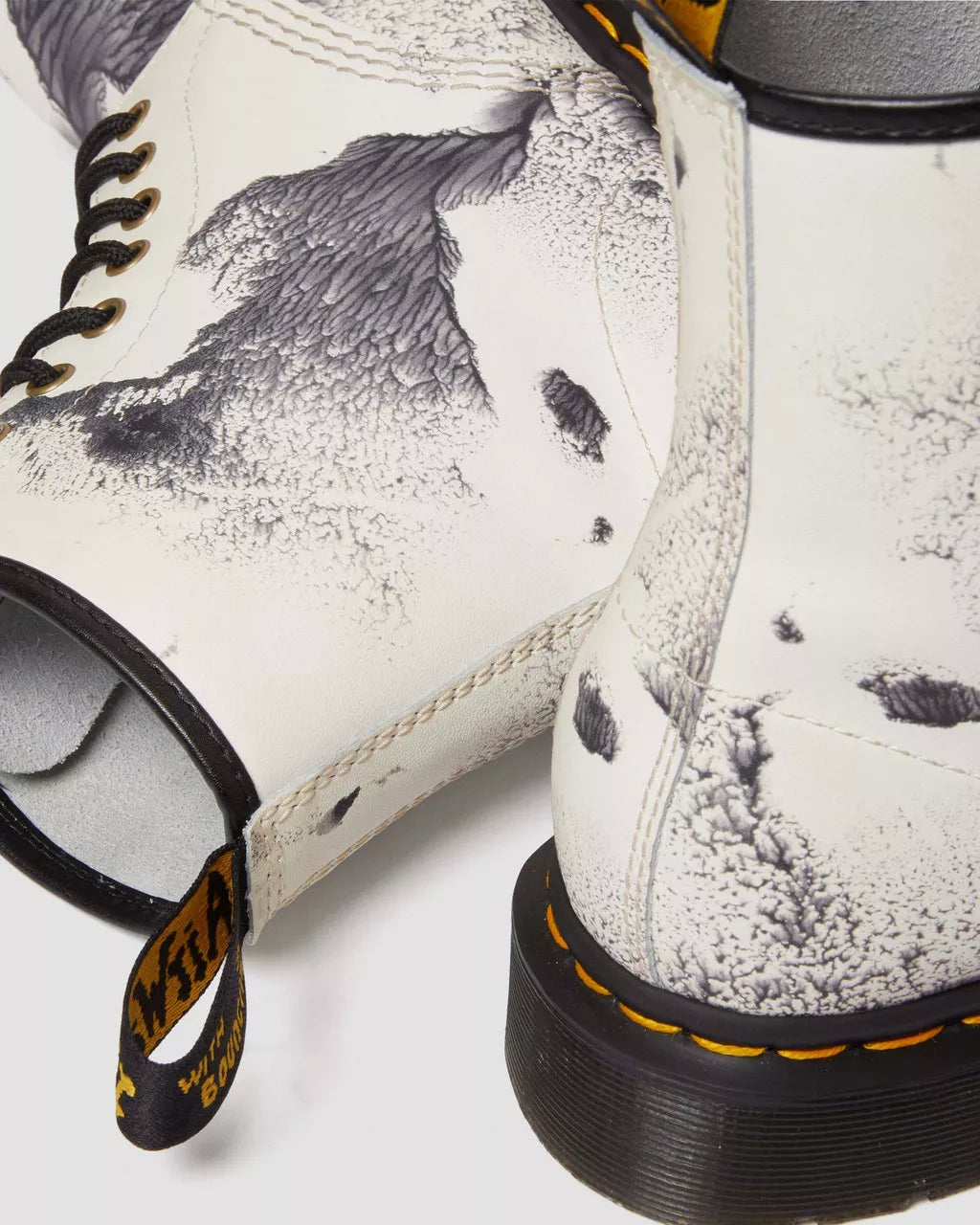 DR MARTENS 1460 Tate Decalcomania Leather Boots