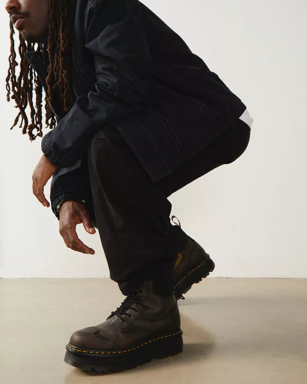 Zebzag Suede &amp; Leather Casual Lace Up Boots
