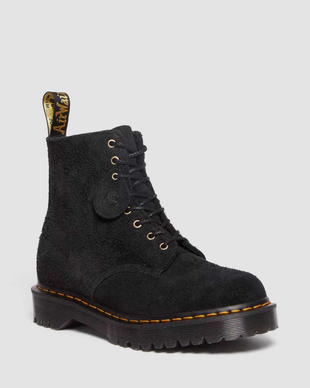 DR MARTENS 1460 Pascal Made In England Tufted Suede Lace Up boots