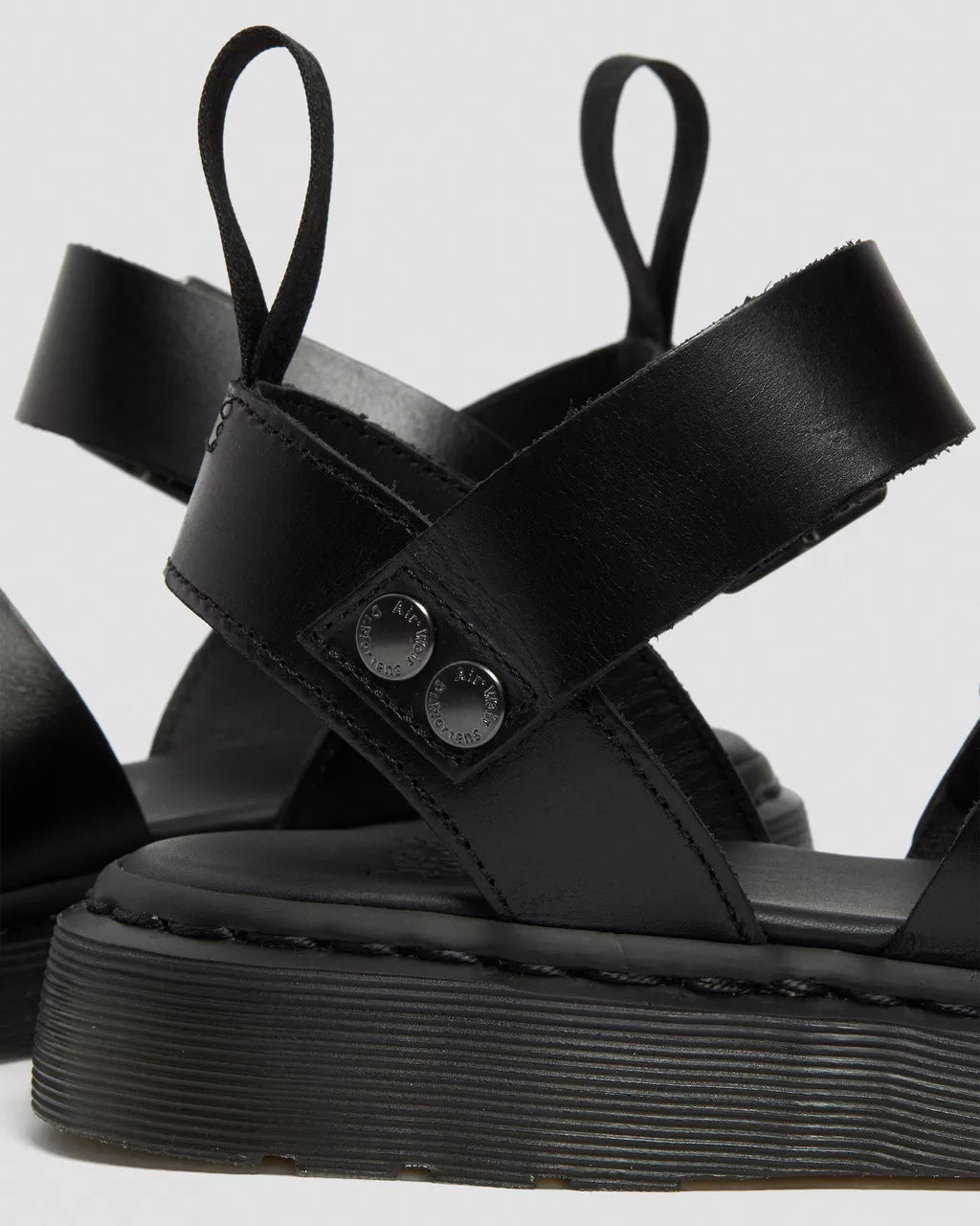 DR MARTENS Gryphon Brando Leather Strap Sandals