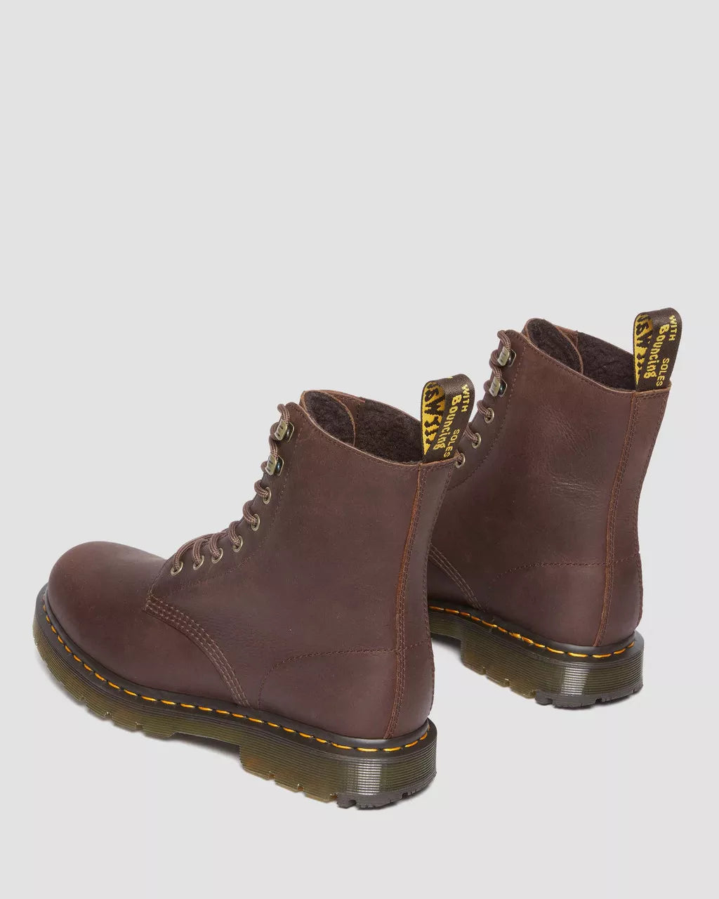 DR MARTENS 1460 Pascal Wintergrip Outlaw Leather Lace Up Boots