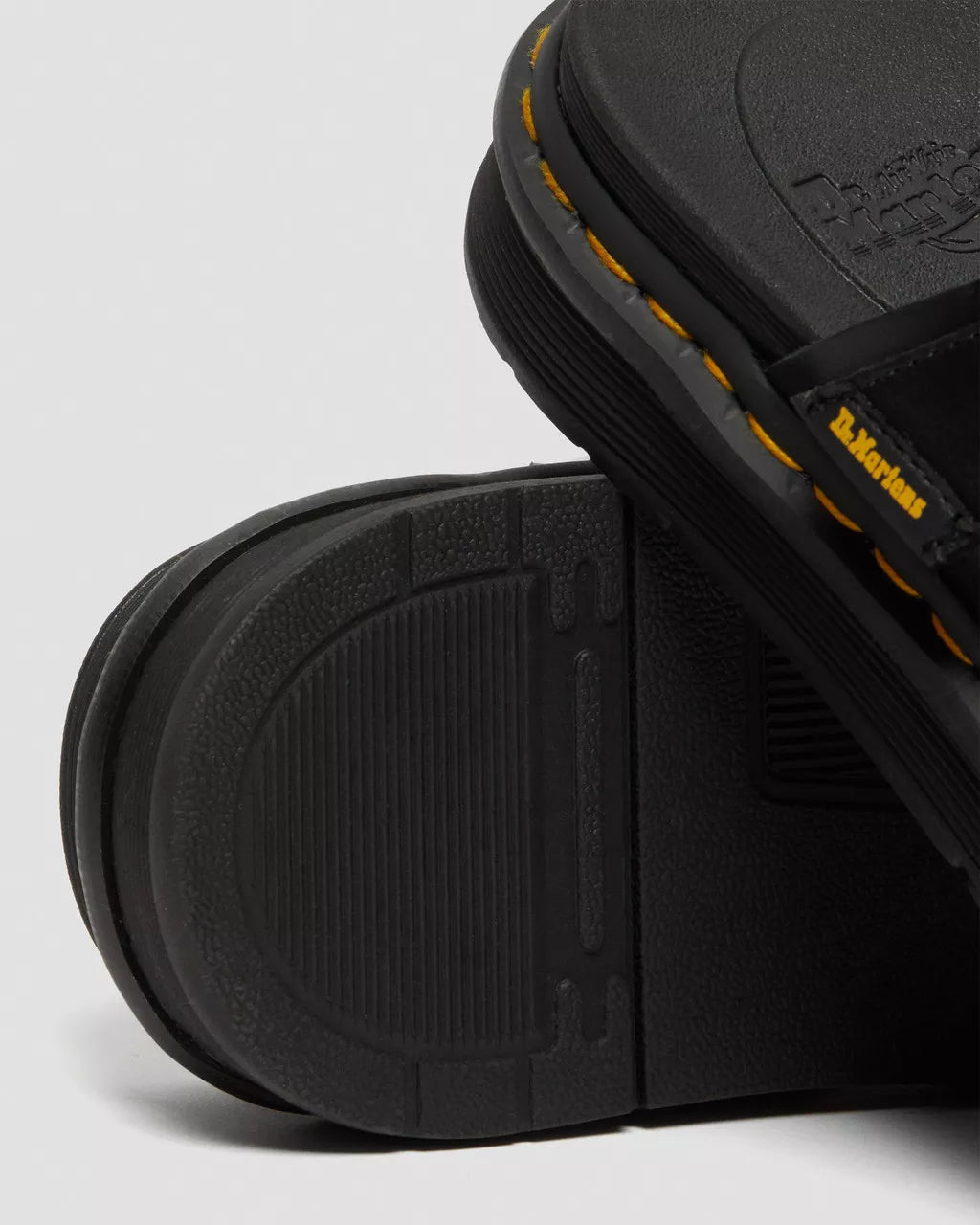 DR MARTENS Daxton Leather Slide Sandals