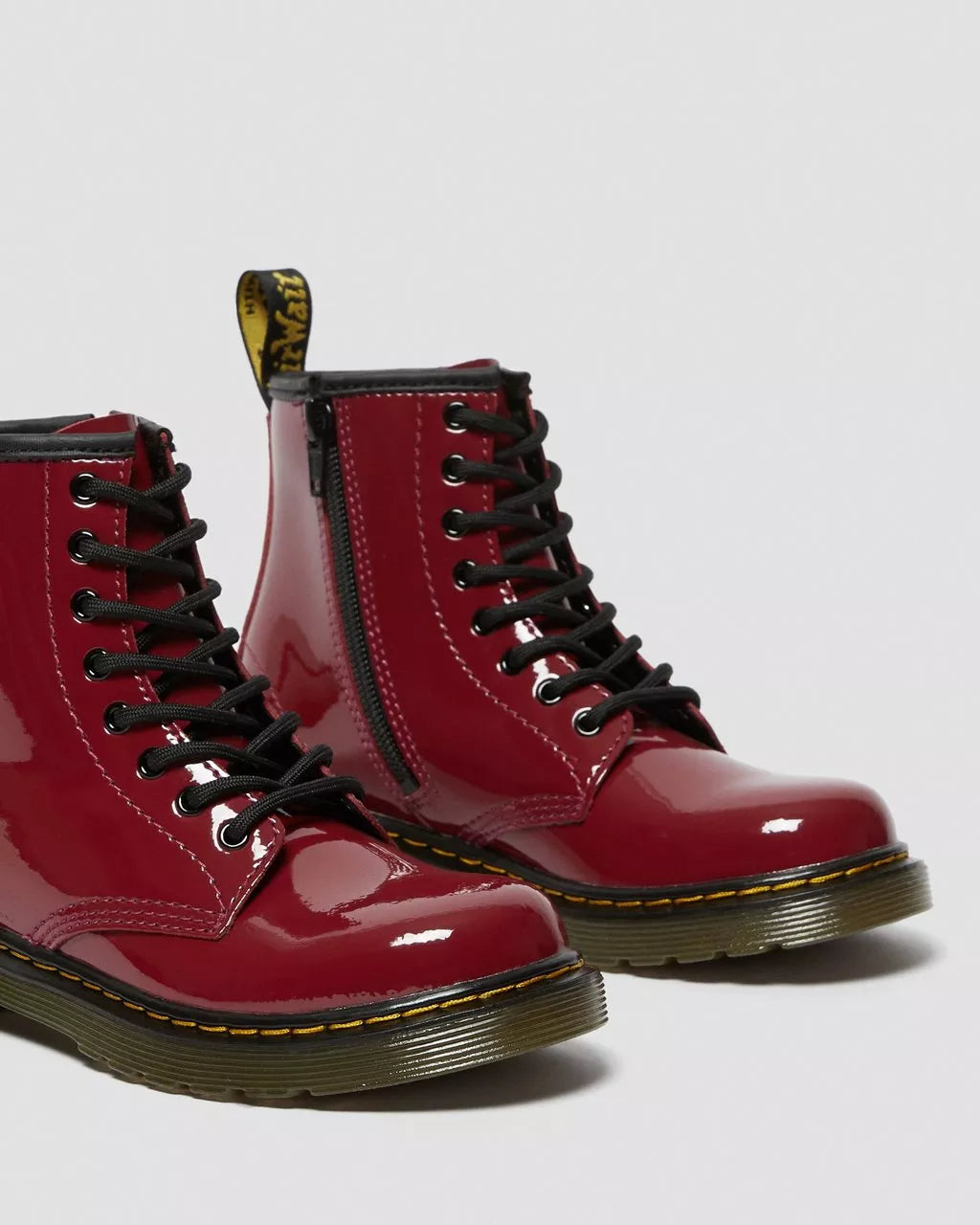 Junior 1460 Patent Leather Lace Up Boots
