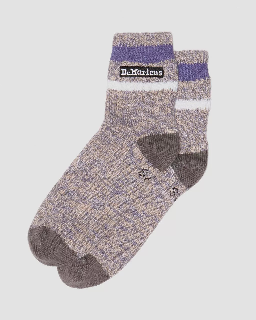 Short Marl Cotton Blend Socks