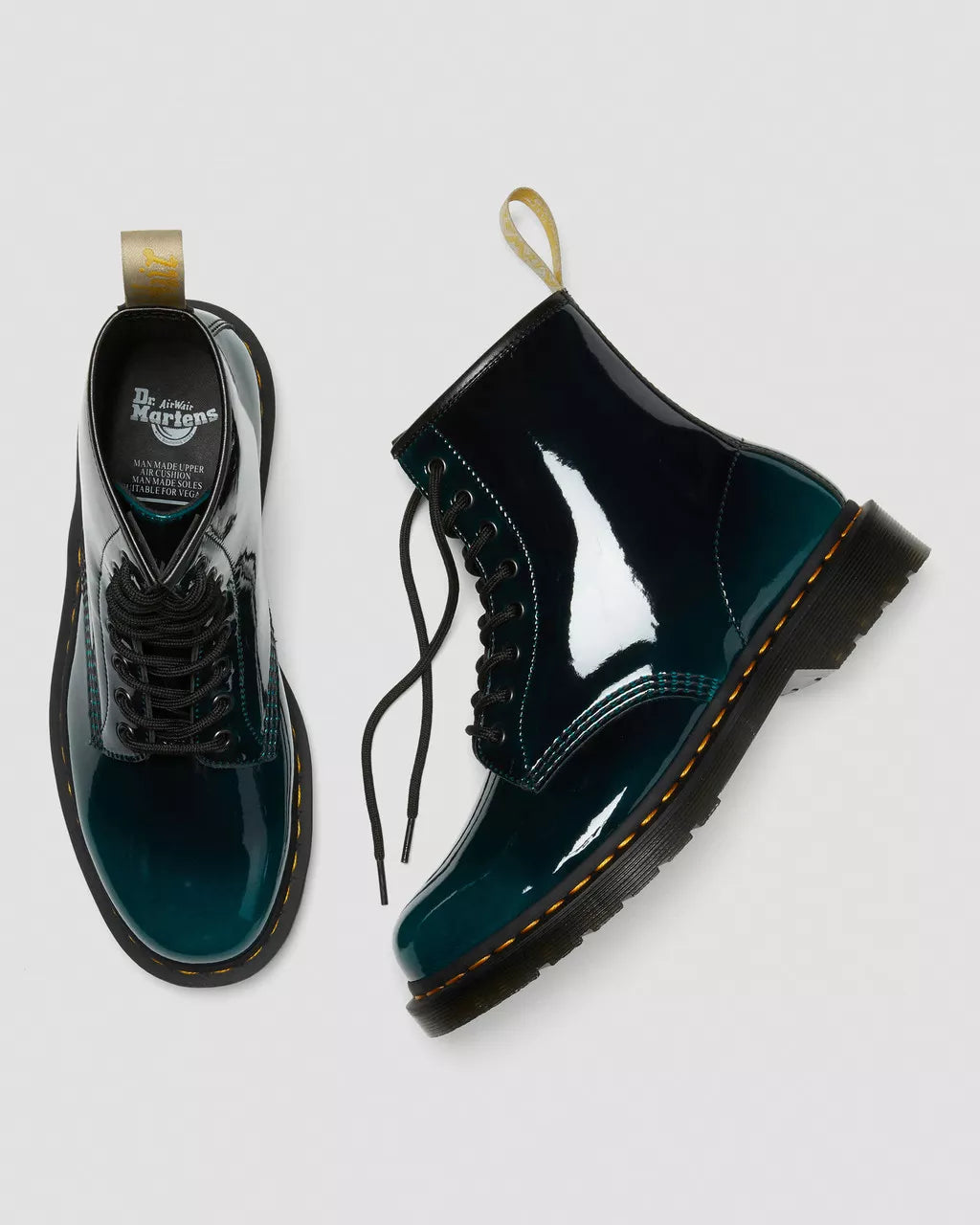 DR MARTENS Vegan 1460 Gloss Lace Up Boots