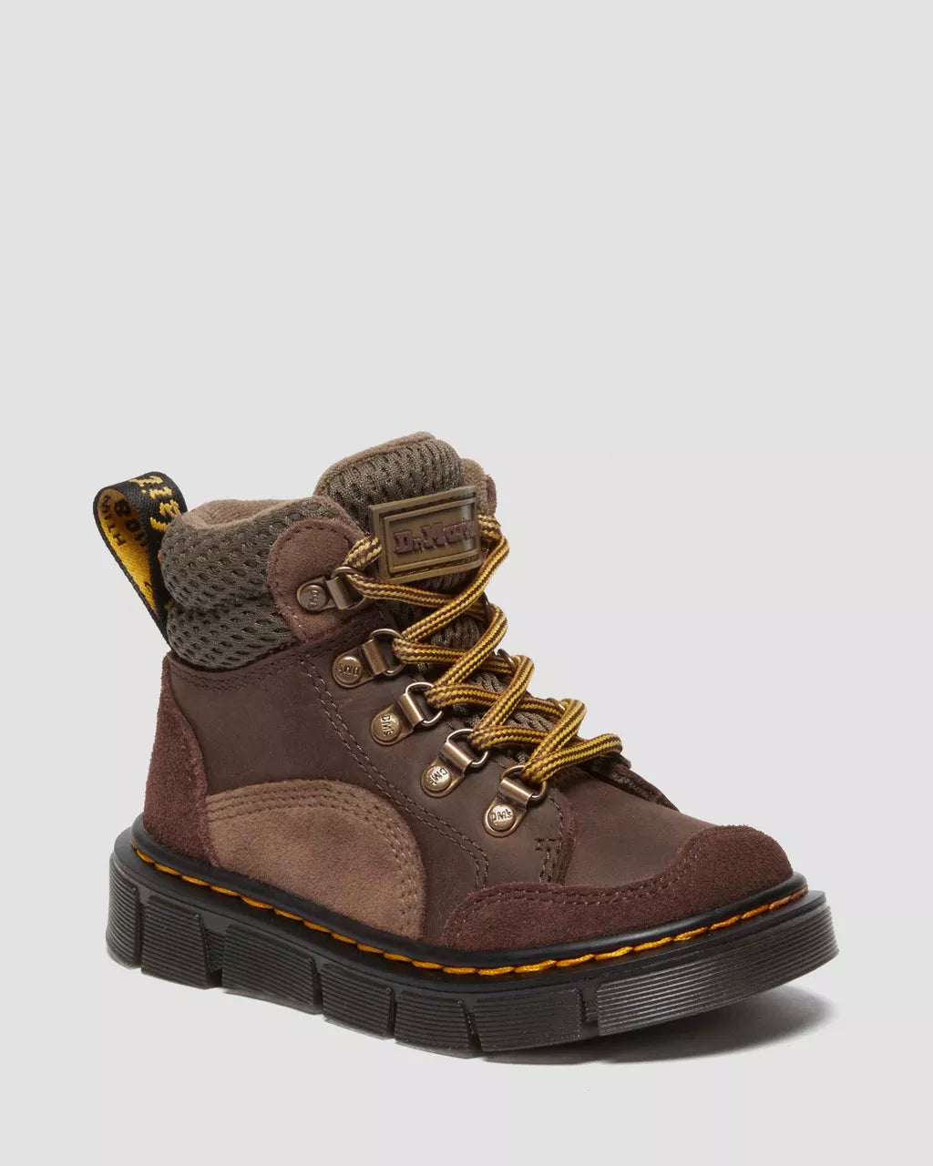 DR MARTENS Toddler Raffe Leather &amp; Suede Boots