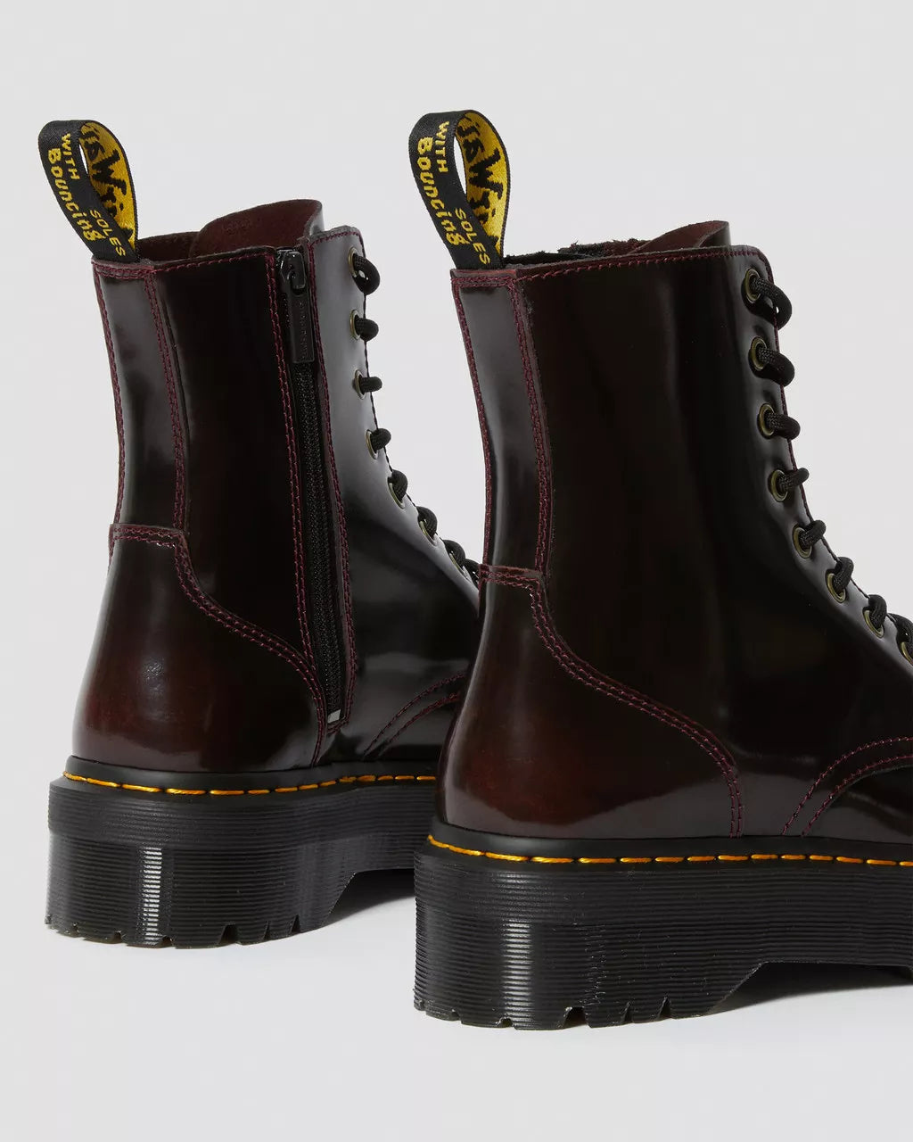 JADON ARCADIA LEATHER PLATFORM BOOTS