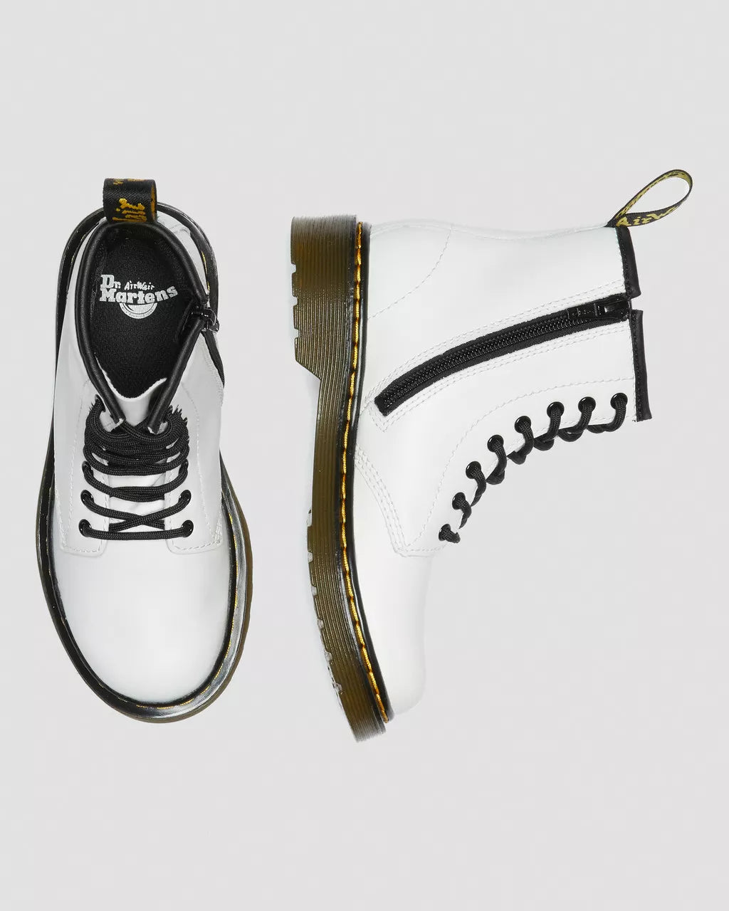 DR MARTENS Junior 1460 Muted Leather Lace Up Boots