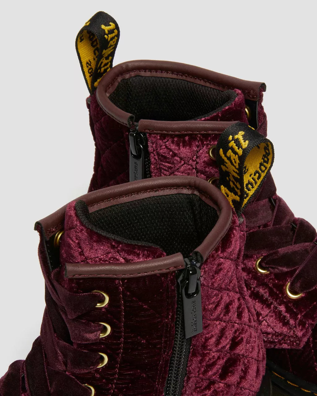 DR MARTENS Junior 1460 Velvet Lace Up Boots