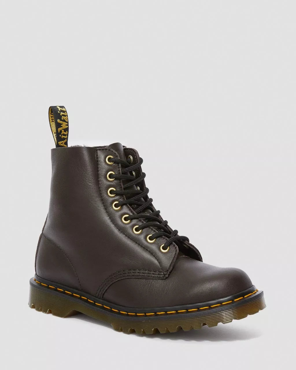 DR MARTENS 1460 PASCAL SHEARLING ANKLE BOOTS
