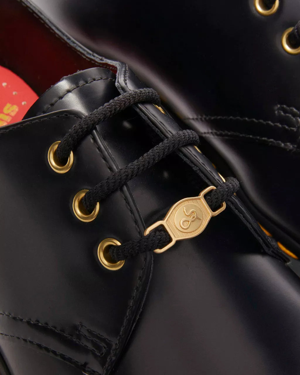 DR MARTENS 1461 Year of the Snake Leather Lace Up Shoes