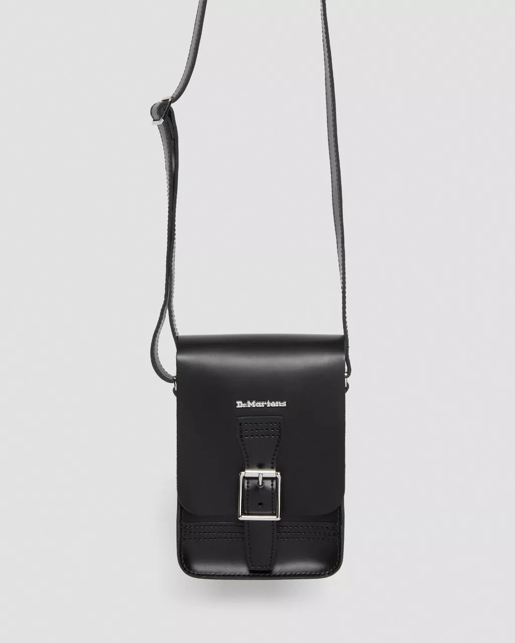 DR MARTENS Kie Smooth Leather Leather Vertical Crossbody Bag