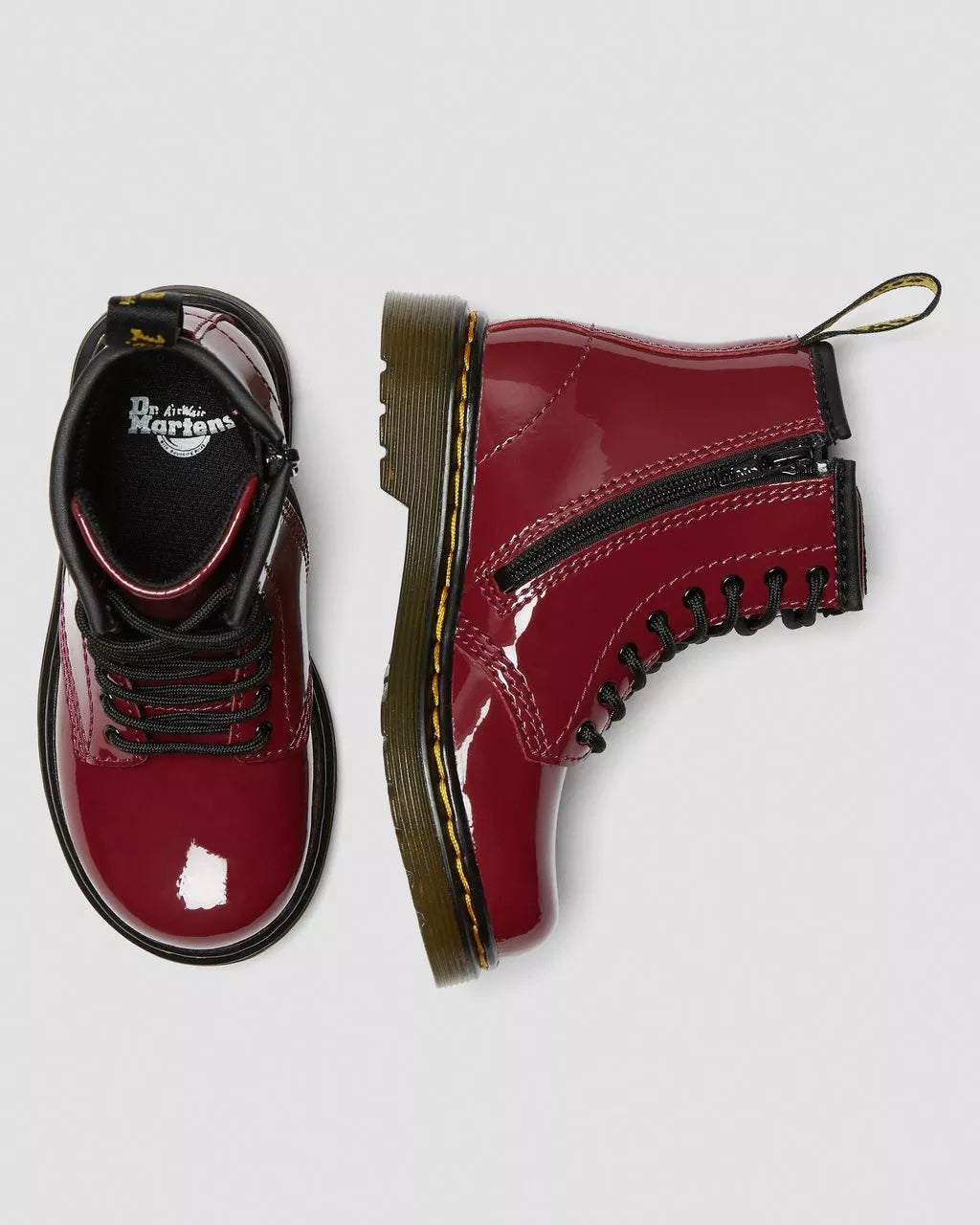 Toddler 1460 Patent Leather Lace Up Boots
