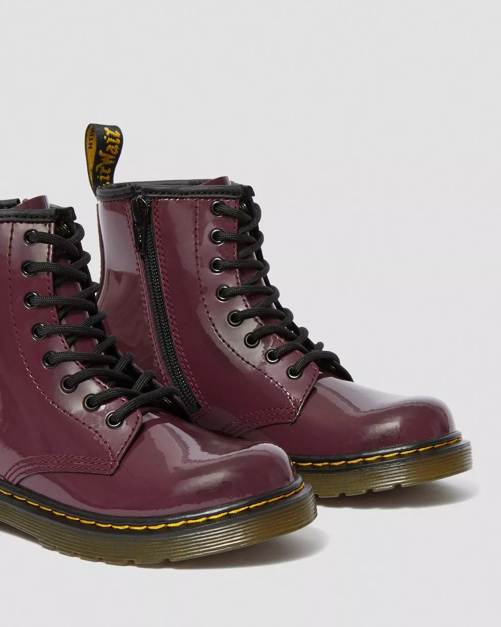 Junior 1460 Patent Leather Lace Up Boots
