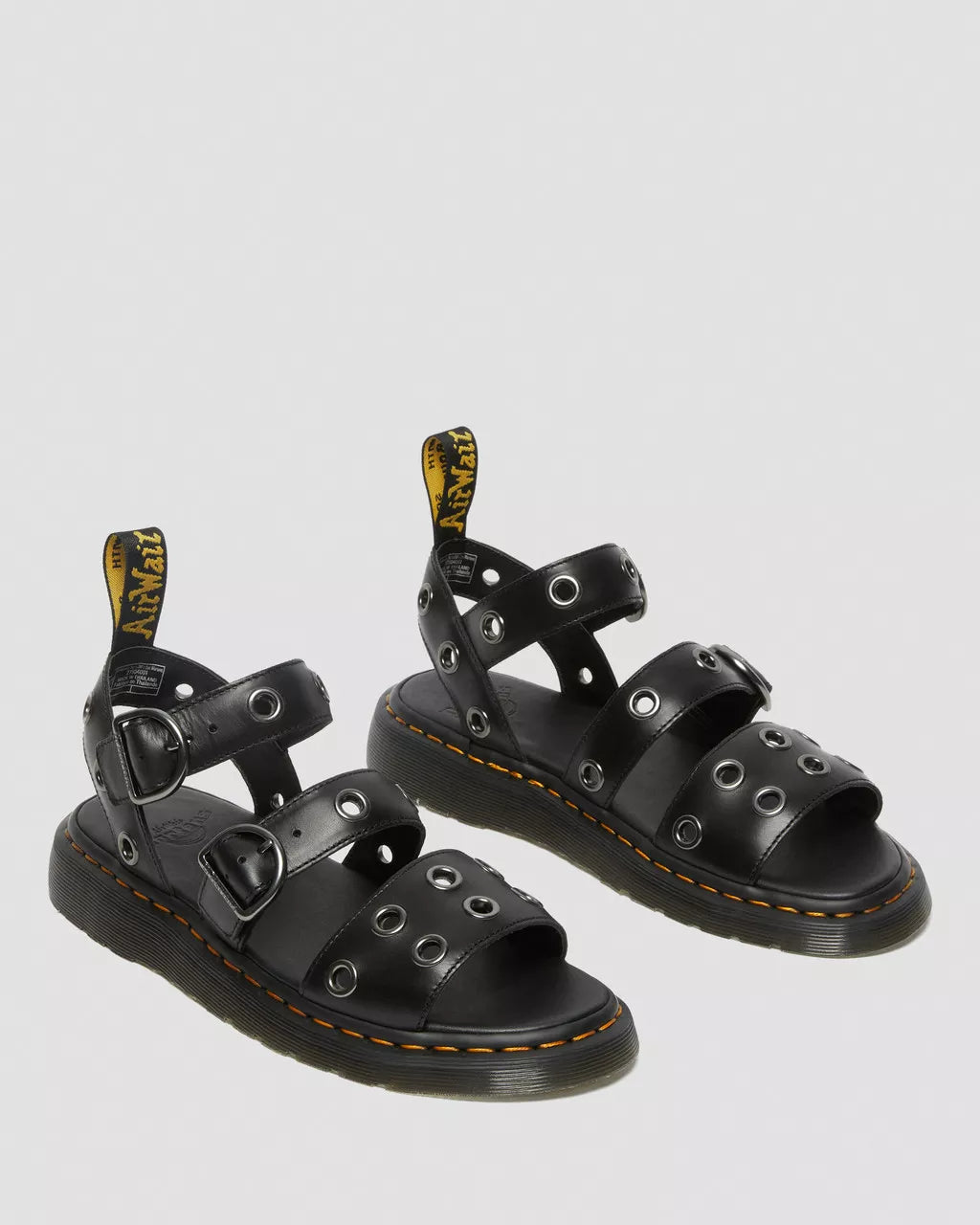 DR MARTENS Gryphon Hardware Brando Leather Sandals