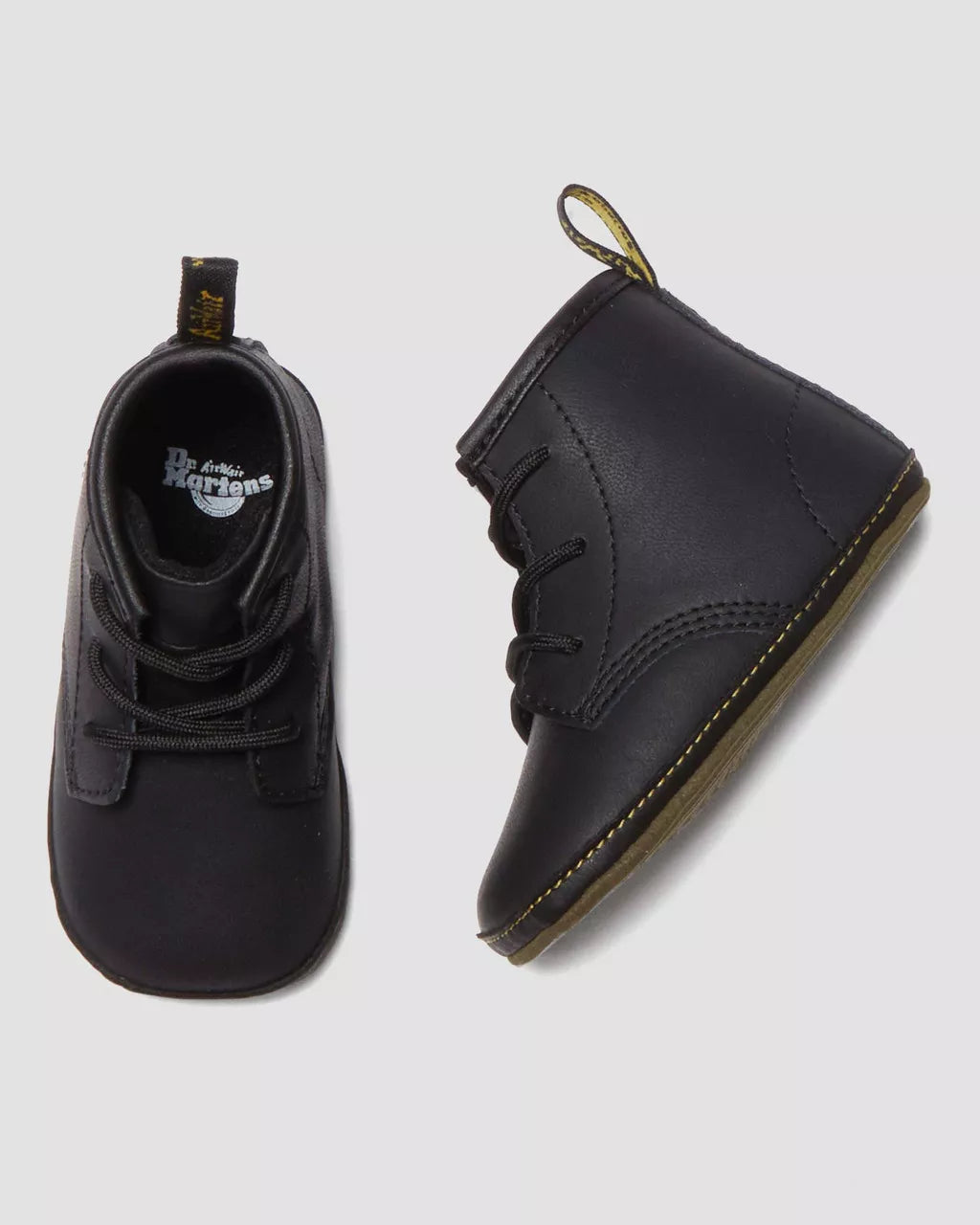 Newborn 1460 Auburn Leather Booties