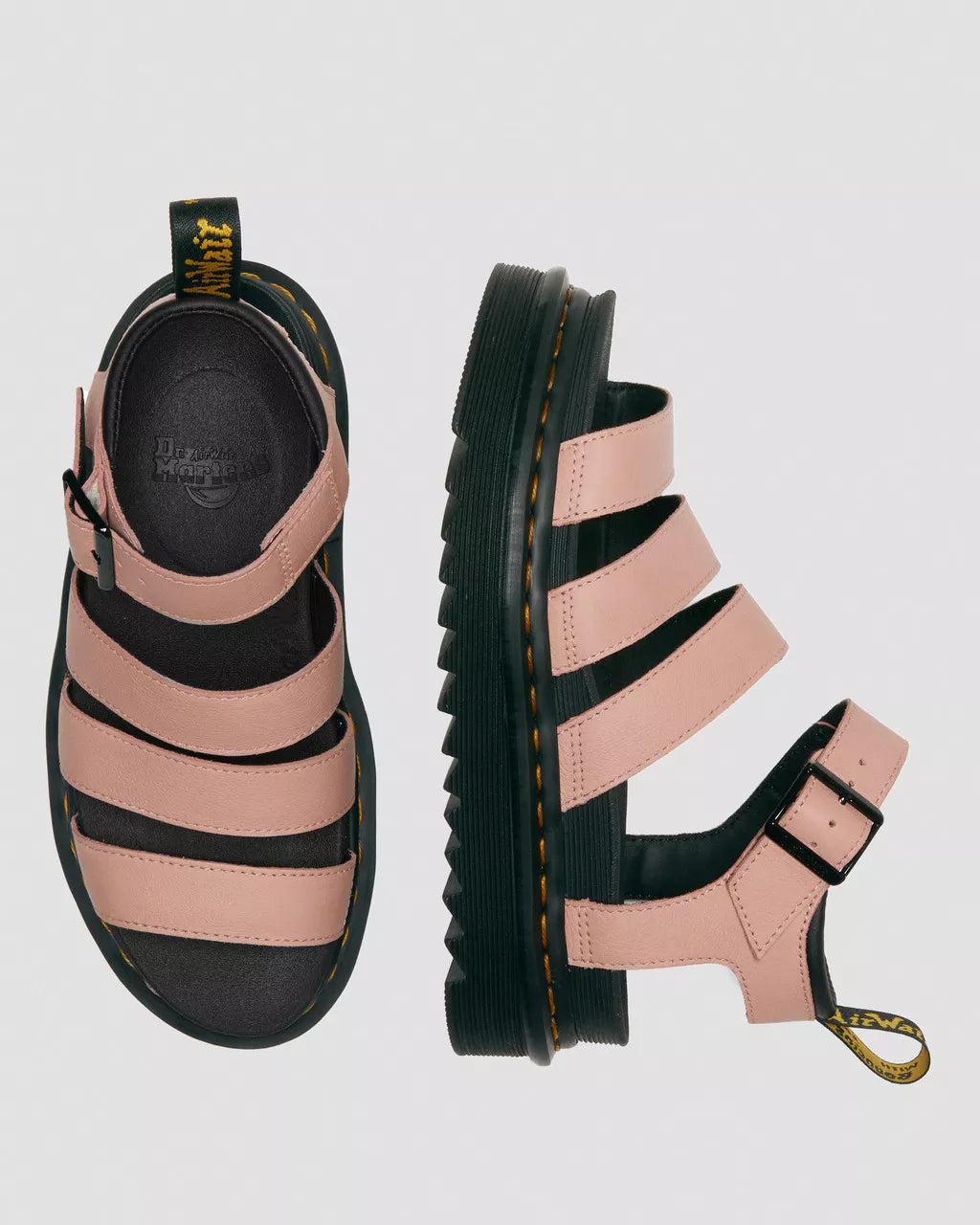 Blaire Pisa Leather Strap Platform Sandals