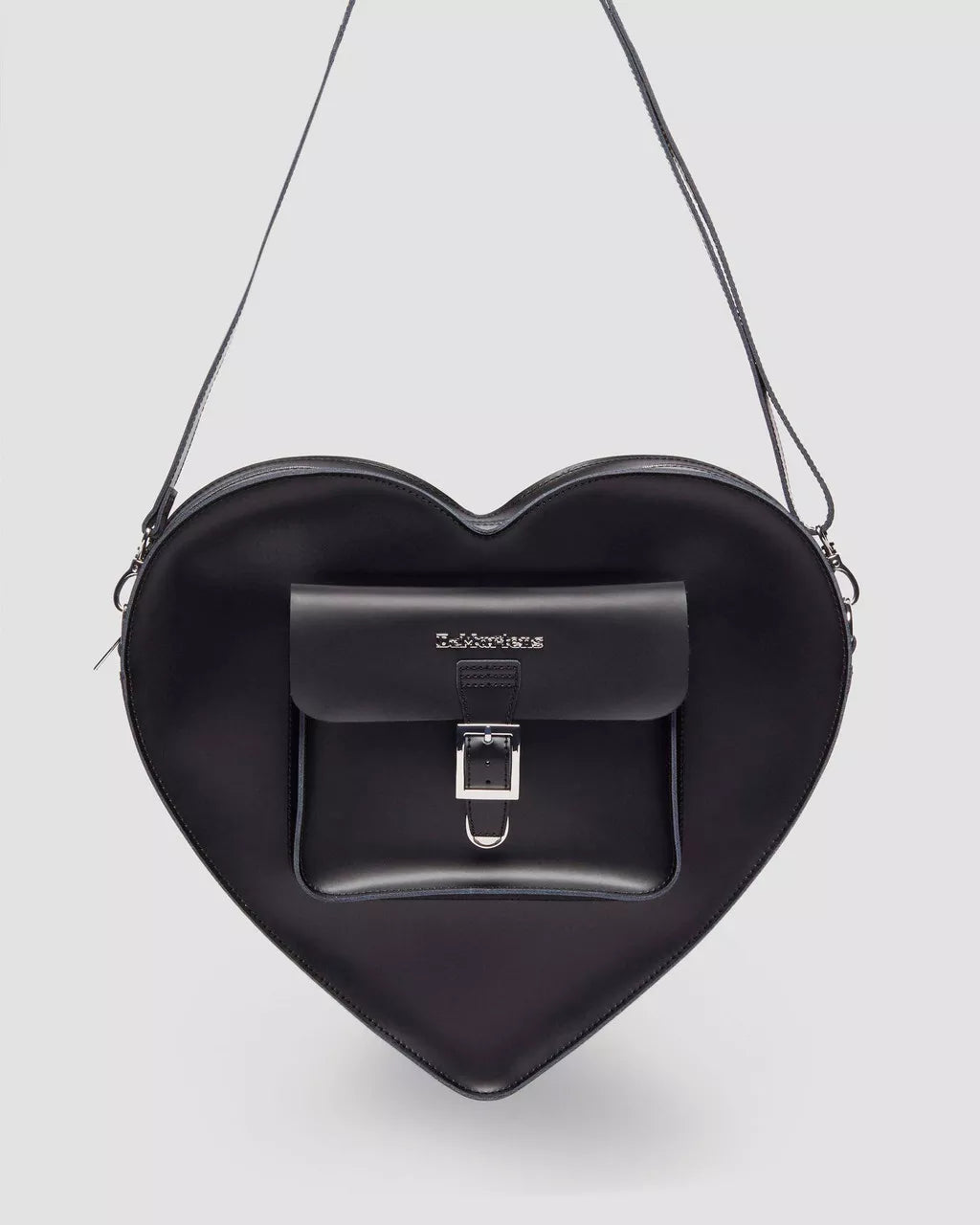 DR MARTENS Large Leather Heart Shaped Bag