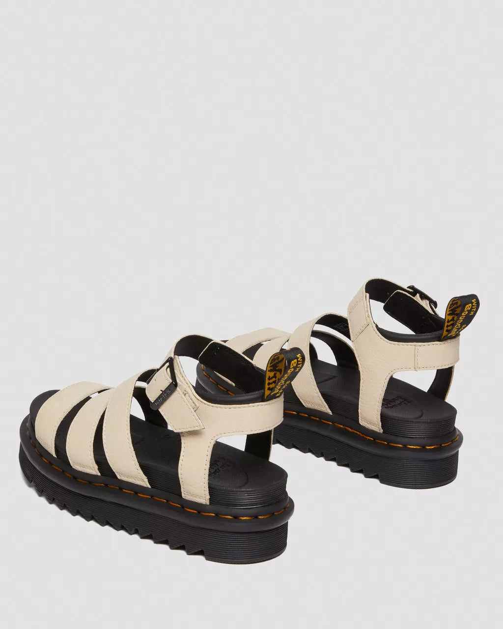 Blaire Pisa Leather Strap Platform Sandals