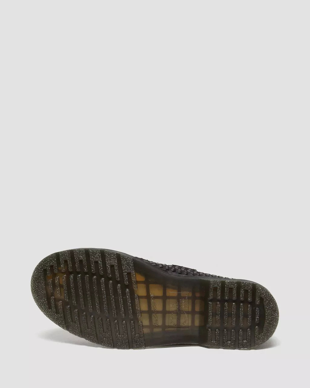 DR MARTENS Adrian T-Bar Woven Leather Mary Jane Shoes