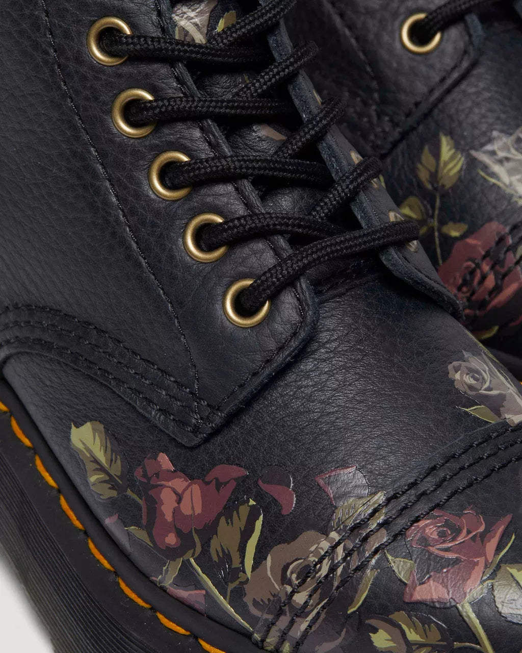 Sinclair Decayed Roses Tumbled Nappa Leather Boots