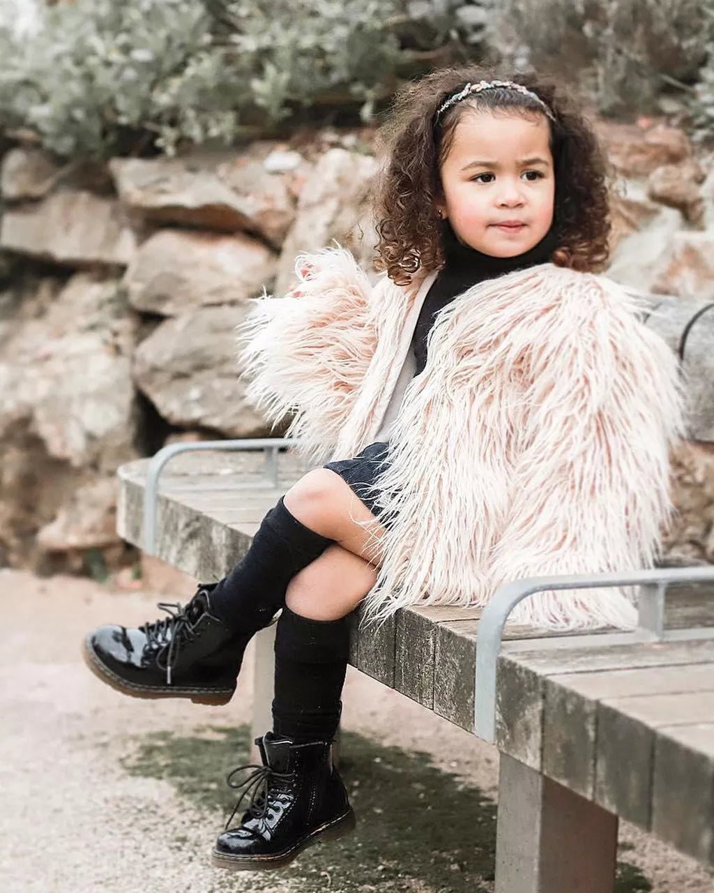 Toddler 1460 Patent Leather Lace Up Boots
