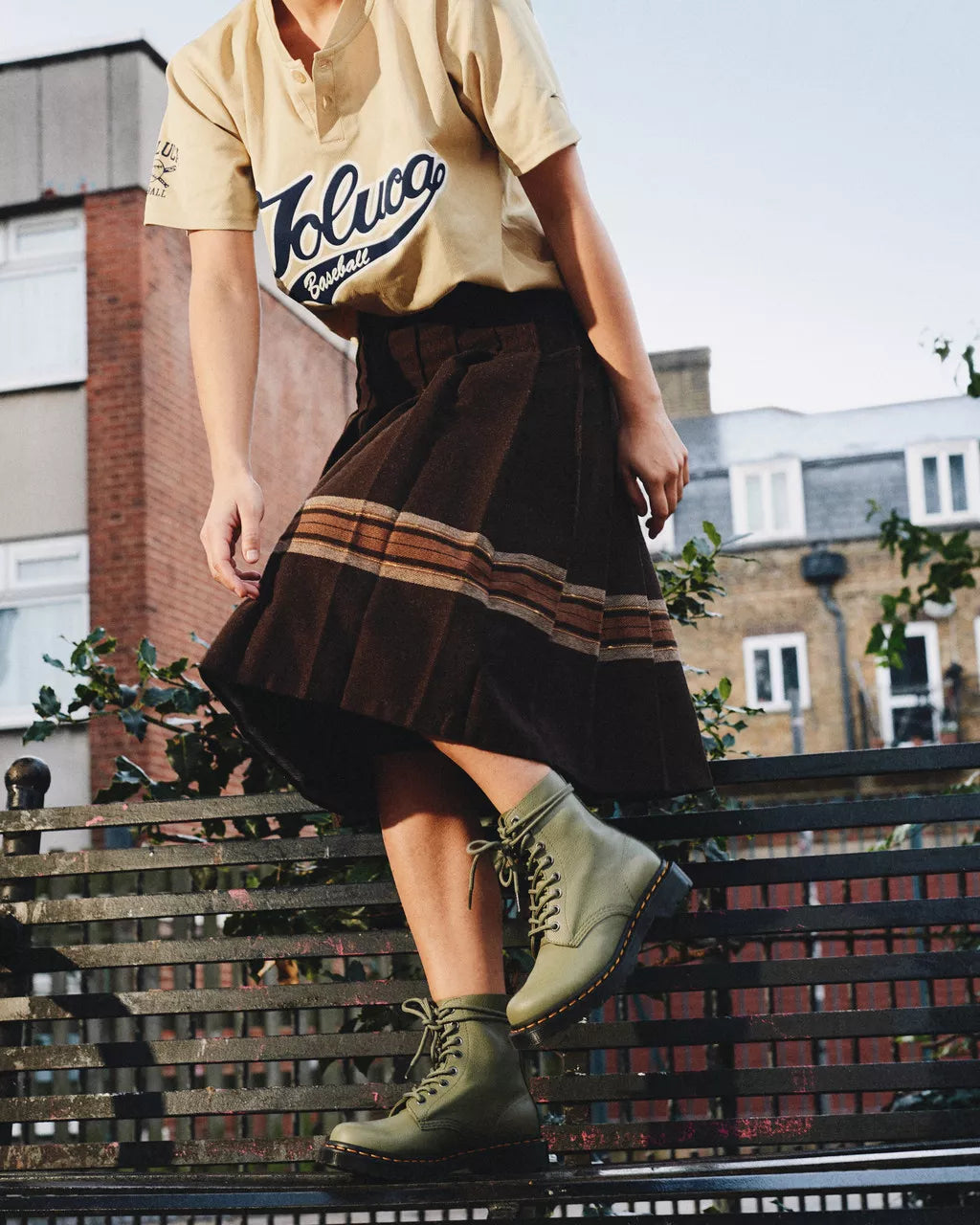 DR MARTENS 1460 Pascal Virginia Leather Lace Up Boots