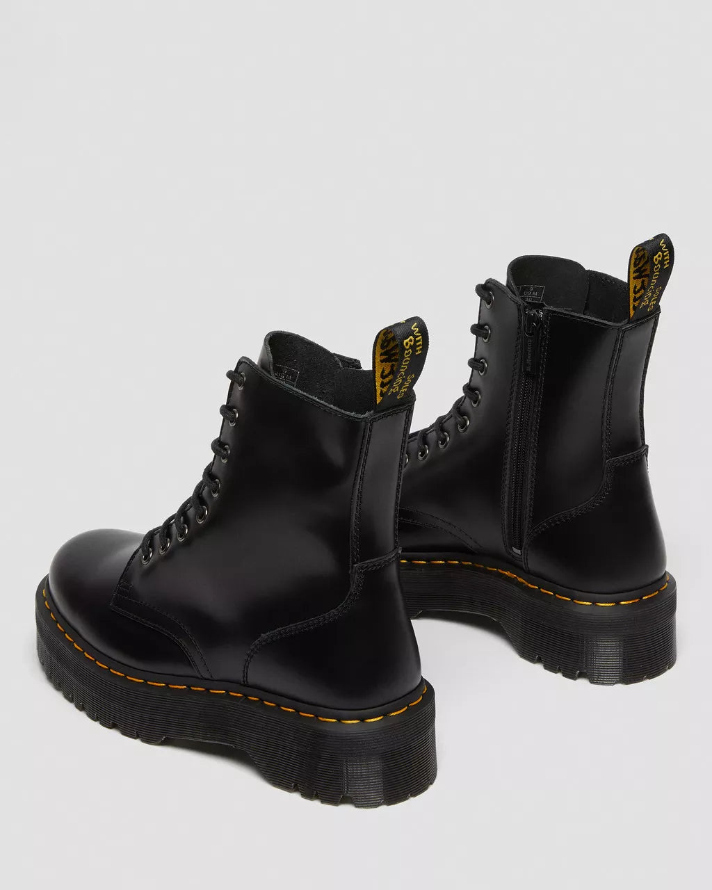 Jadon Smooth Leather Platform Boots
